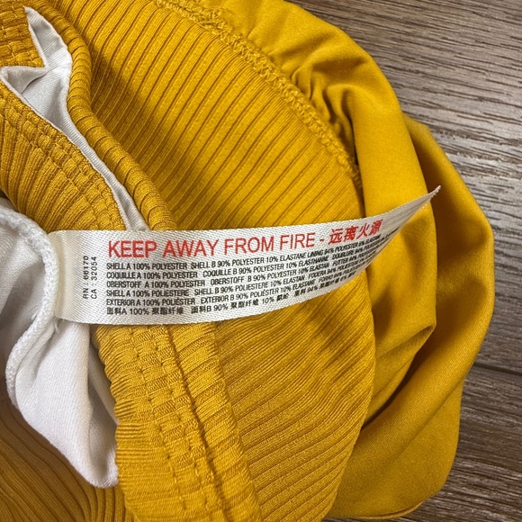 FP Movement by Free People Game Time Shorts Golden Yellow, Size S, Retro Fit - Picture 10 of 14